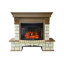 Портал Royal Flame Pierre Luxe шампань под очаг Dioramic 25FX темный дуб Royal Flame Pierre Luxe шампань под очаг Dioramic 25FX темный дуб