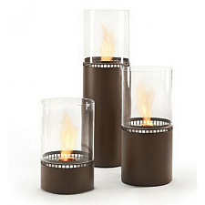 Напольный биокамин Ecosmart Fire Lighthouse 150 Black/CoreTen Ecosmart Fire Lighthouse 150 Black/CoreTen