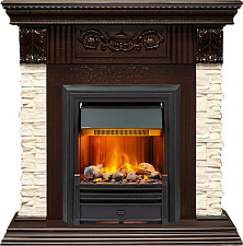 Каминокомплект Dimplex Luxemburg очаг Brookline Black сланец/темный дуб (каменный) Dimplex Luxemburg очаг Brookline Black сланец/темный дуб (каменный)
