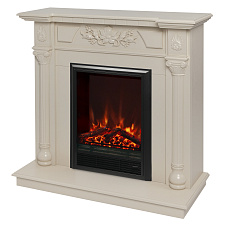 Электрический каминокомплект RealFlame Dacota WT очаг Eugene белый дуб фронтальный RealFlame Dacota WT очаг Eugene белый дуб фронтальный